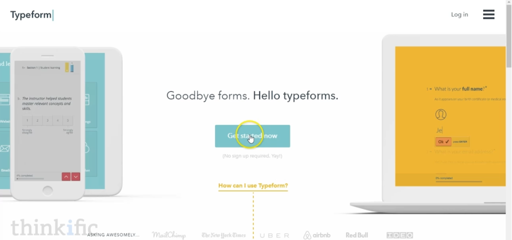 How to Create Quizzes for your Online Course using Typeform (Step 1)