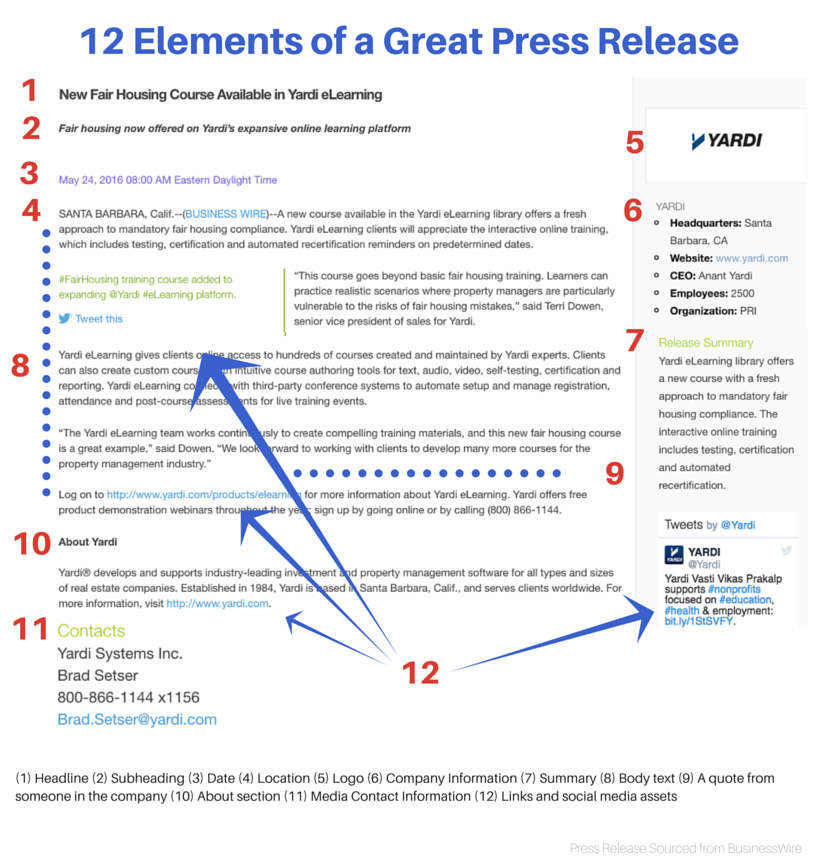 online course press release