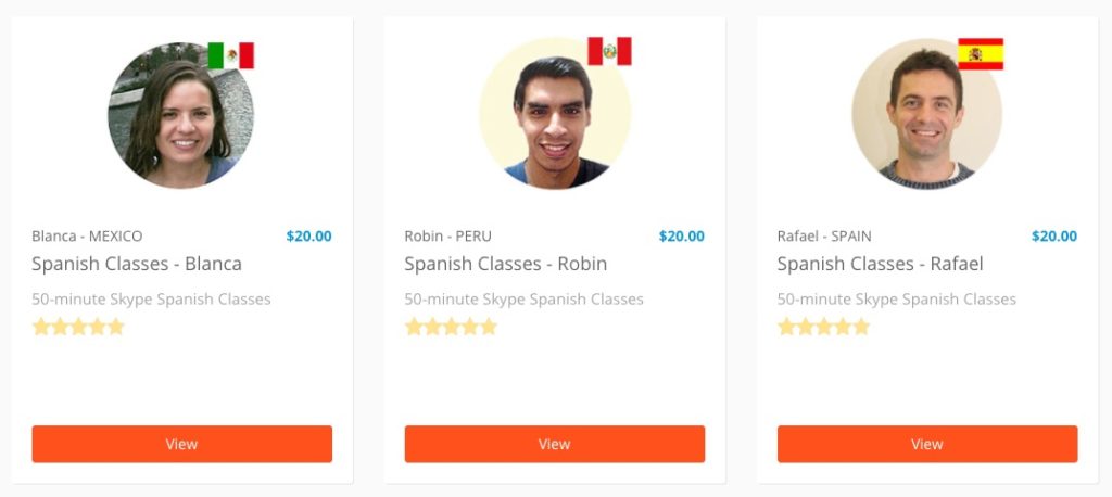 Luis Pelayo teaches Spanish lessons online