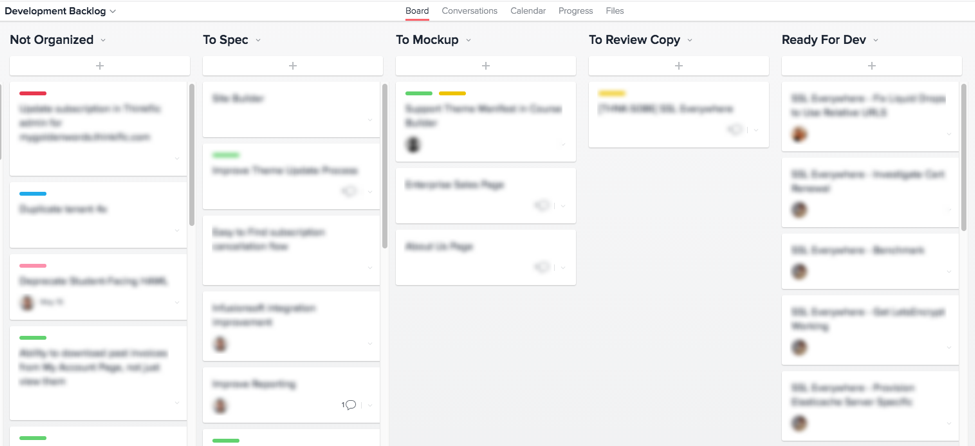 How we Build Features at Thinkific
