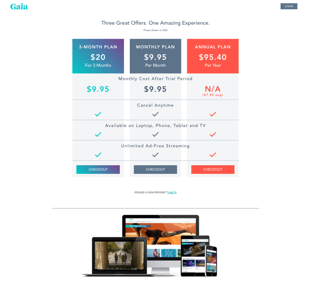 landing page design