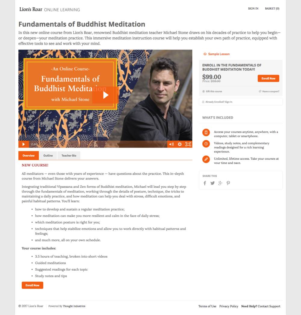 landing page design