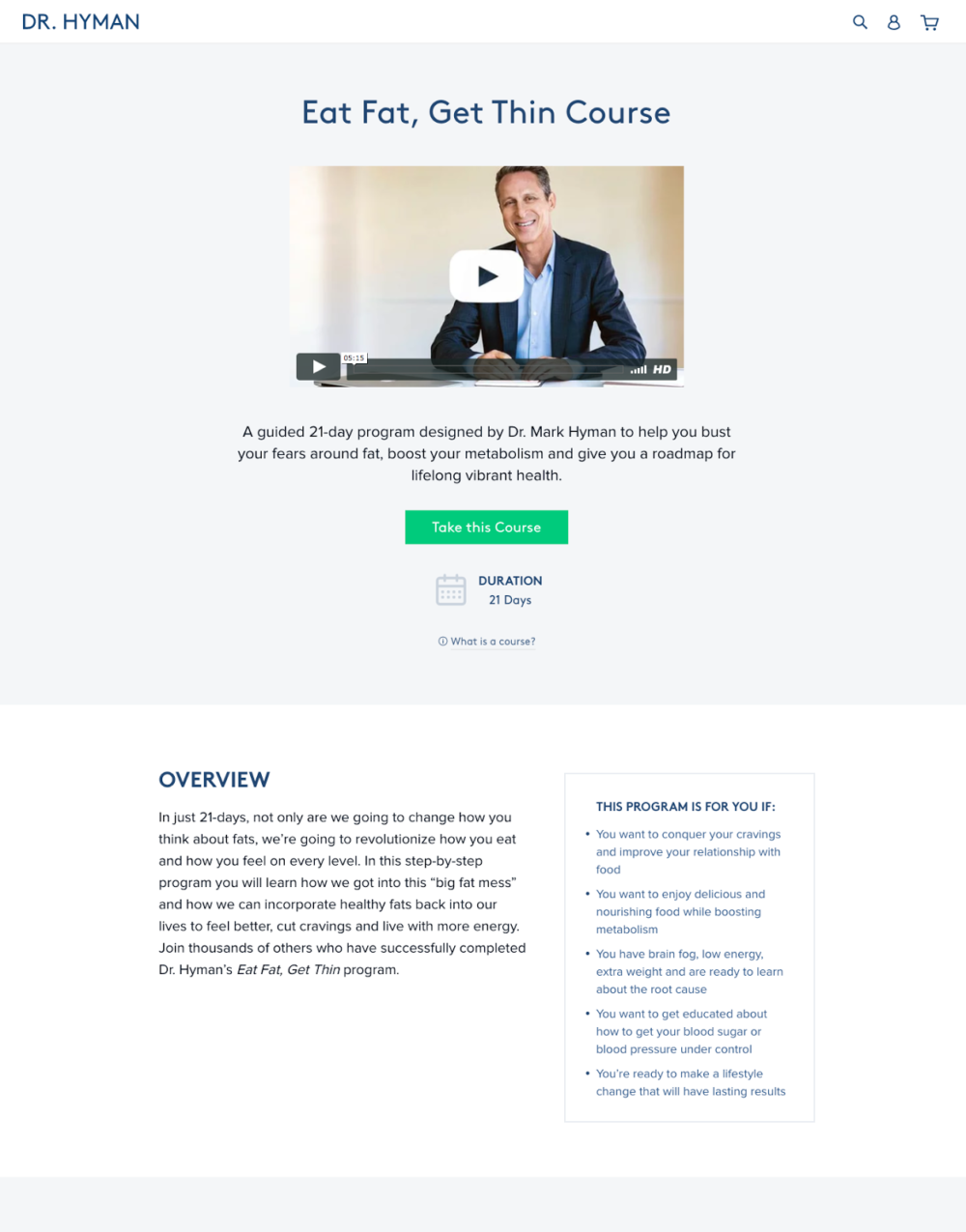 landing page design