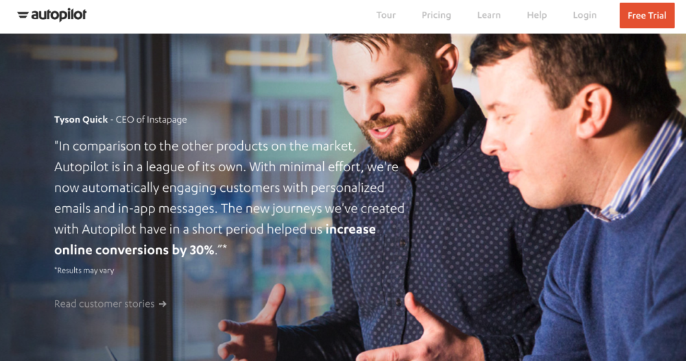 landing page design