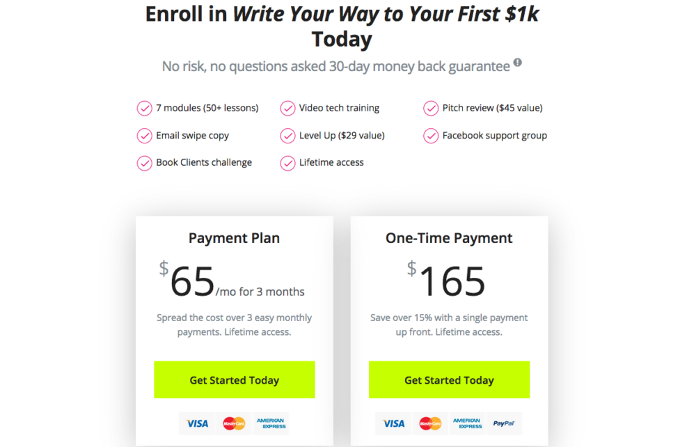 landing page design