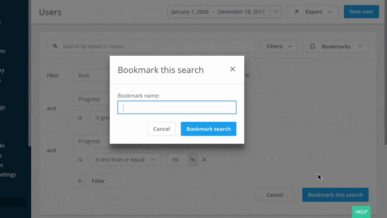 Bookmarks in Action