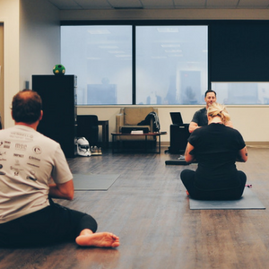 Yoga at Thinkific HQ