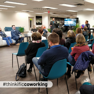 Coworking Event at Thinkific HQ