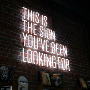 This is the sign you've been looking for