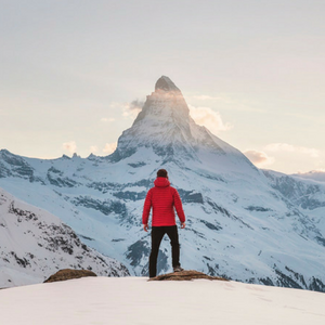 Preparing to scale the mountain