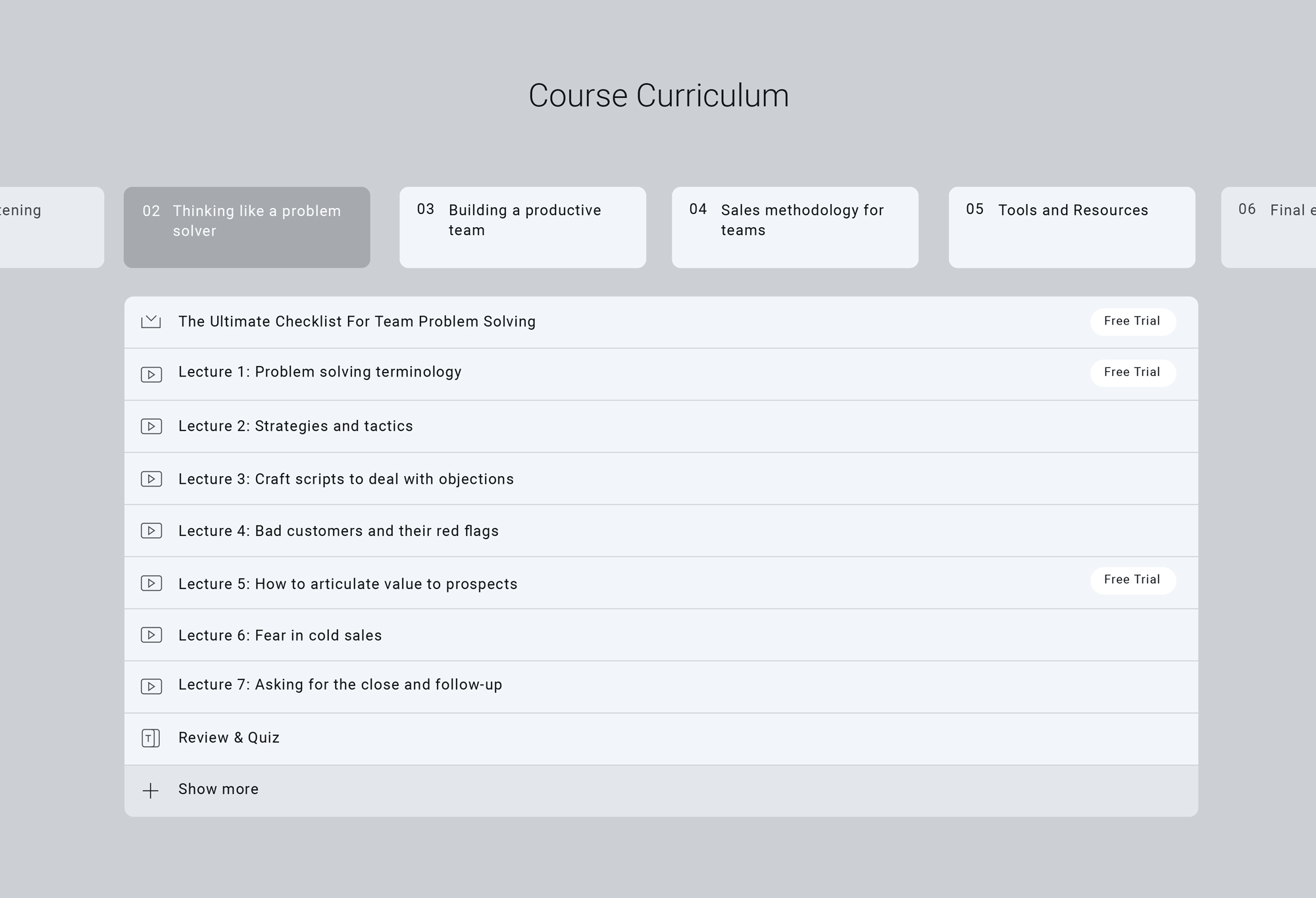 Thinkific build online course curriculum