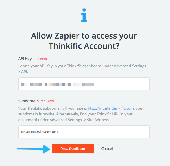 zapier-thinkific-integration