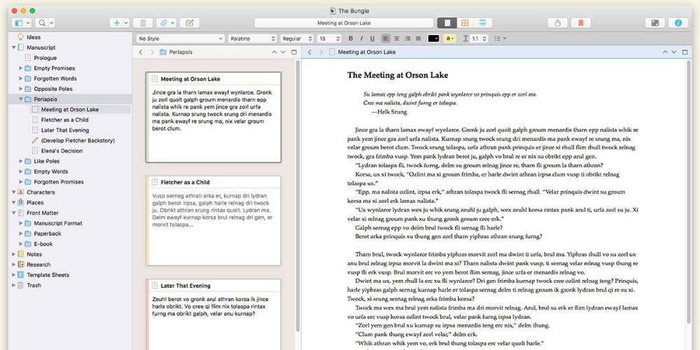 Scrivener ebook creator