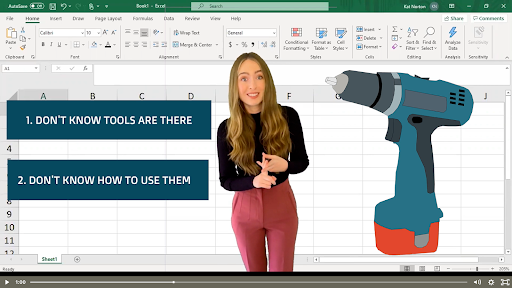 Miss Excel Training Video Example