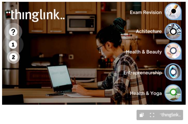 Example Interactive Course With Thinglink