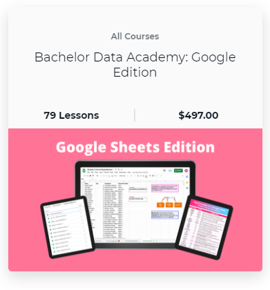 Bachelor Data Course