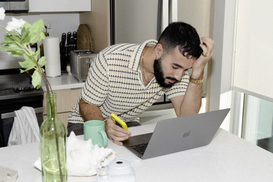 Getting confuse while he is writing a blog post