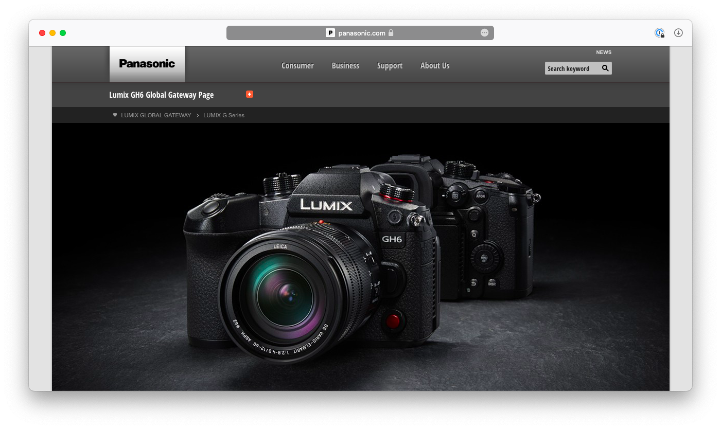 Best Cameras for YouTubers: Panasonic Lumix GH6