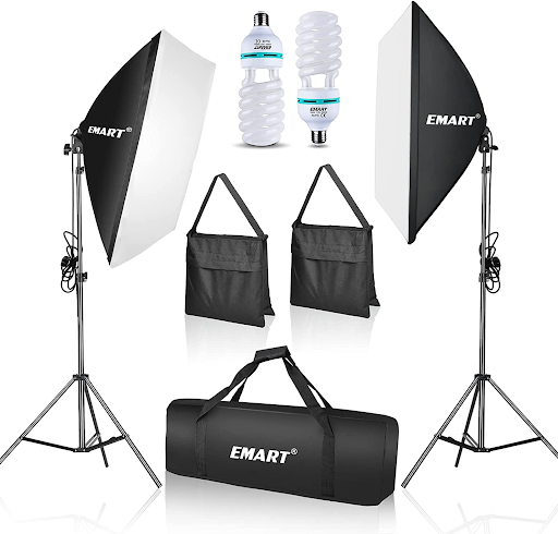 Emart film lighting setup