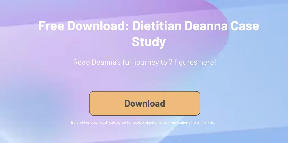 Download Dietitian Deanna's Case Study Free: Download Now