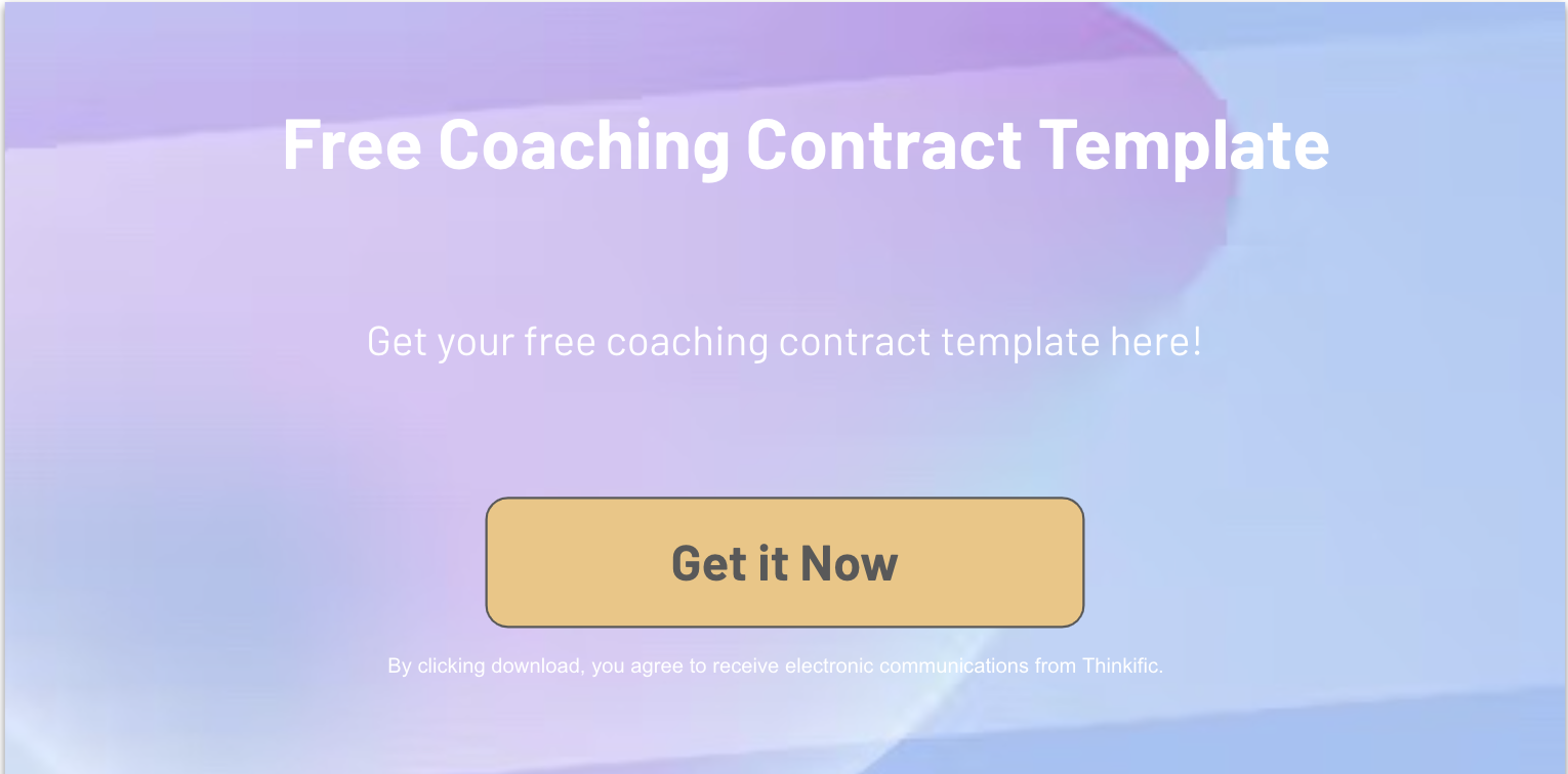 Free Coaching Contract Template: Download Now