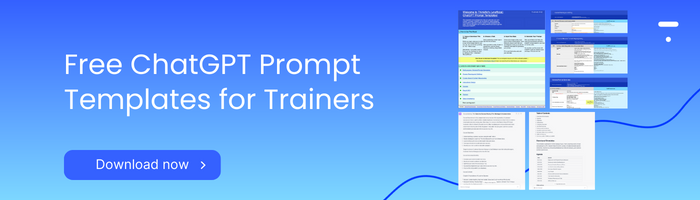 Free Download: ChatGPT Prompt Templates for Trainers: Download Now