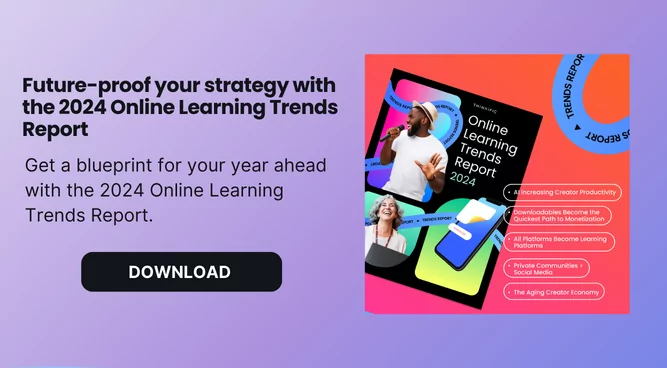 Future-proof your strategy with the 2024 Online Learning Trends Report: Download Now