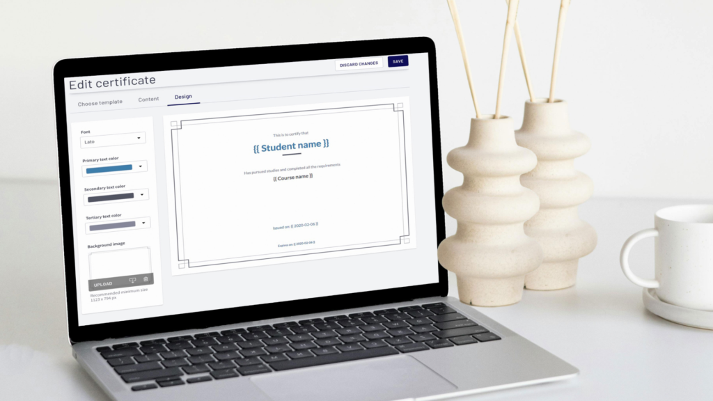 certification on thinkific