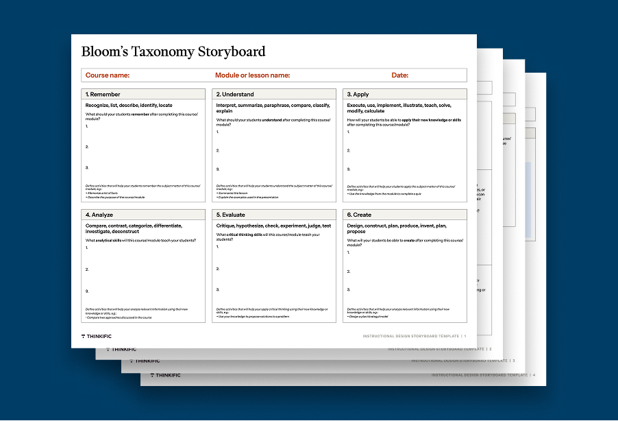 7 Instructional Design Storyboard Templates For Online Course Creators