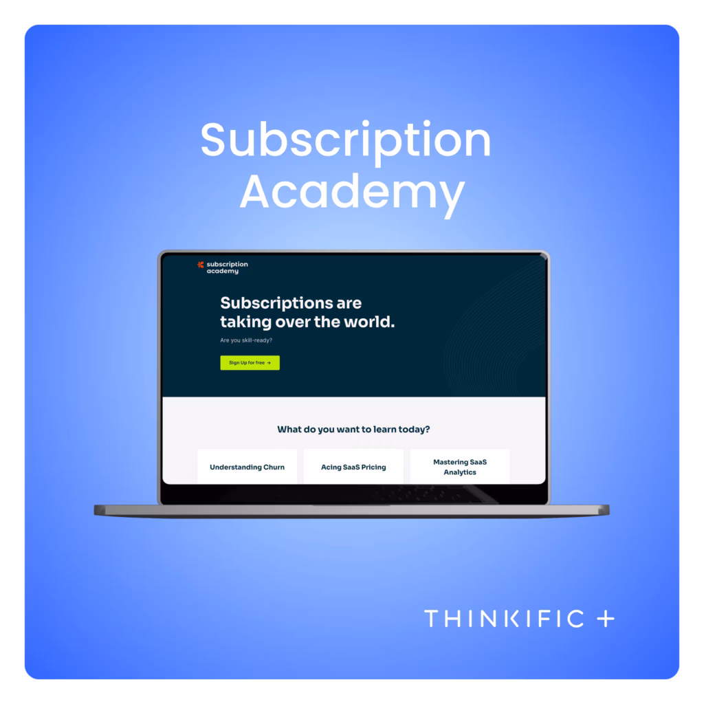 subscription academy screenshot