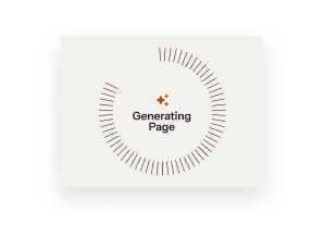 Generating page load screen