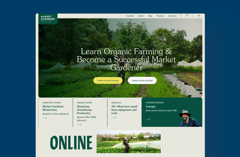 Market Gardener - Learn organic farming