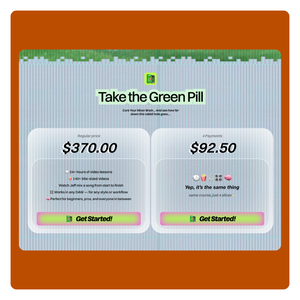 jeff ellis mixer brain online course thinkific grammy winning record engineer learning business