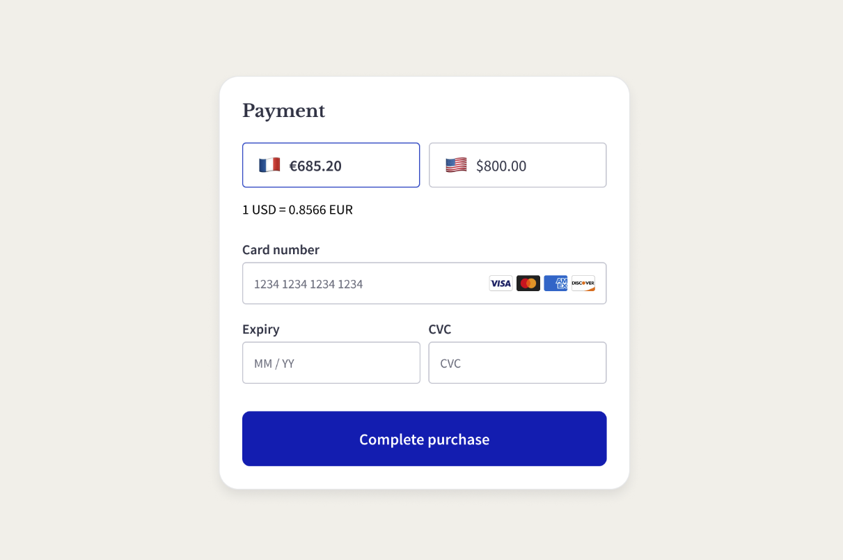 tcommerce checkout optimized
