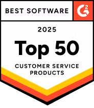 G2 top 50 customer service products award