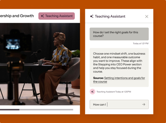 Thinker AI teaching assistant prompt