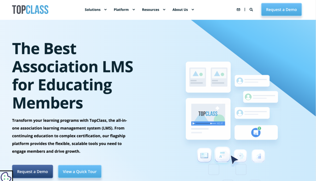 TopClass LMS platform
