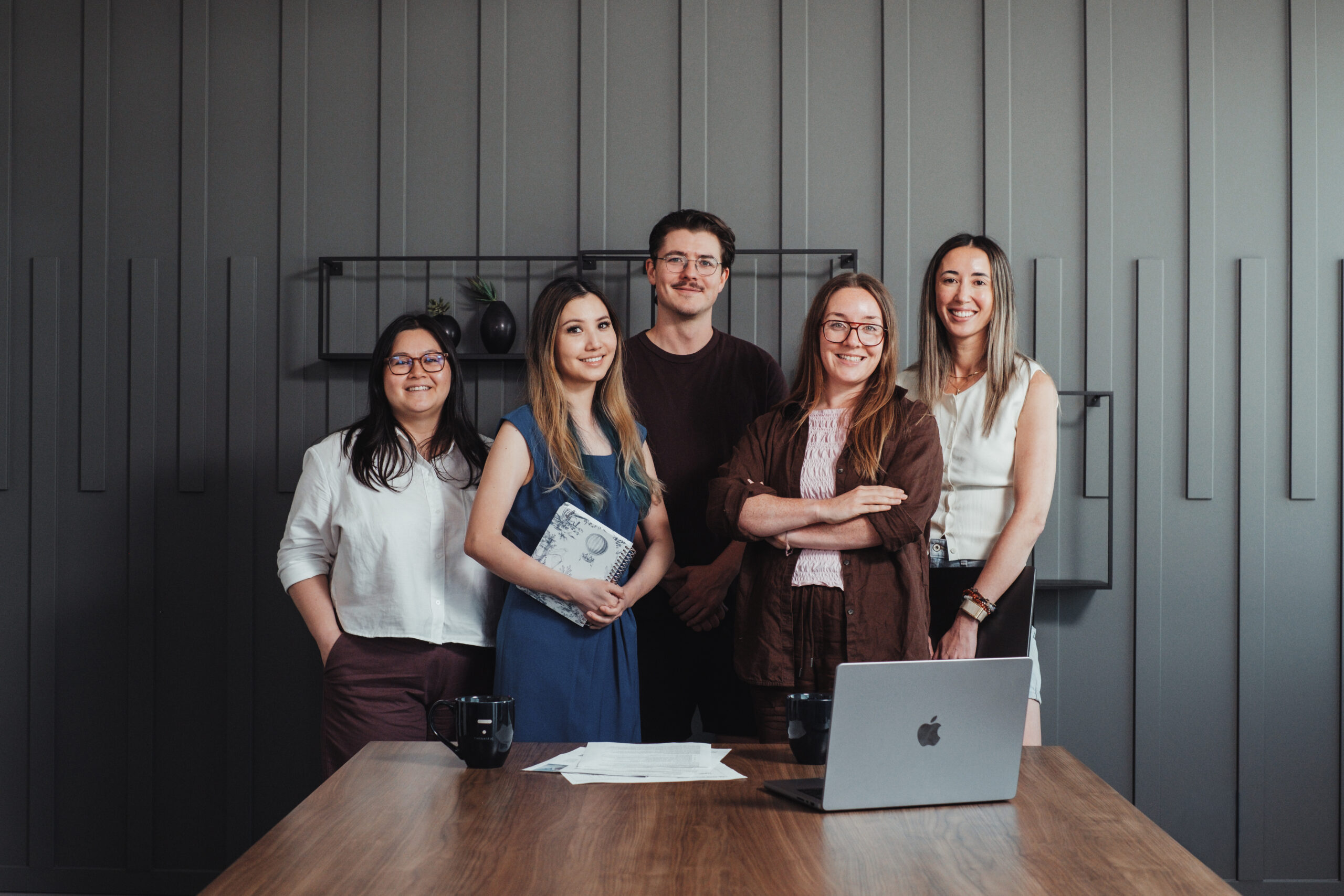 group of training people