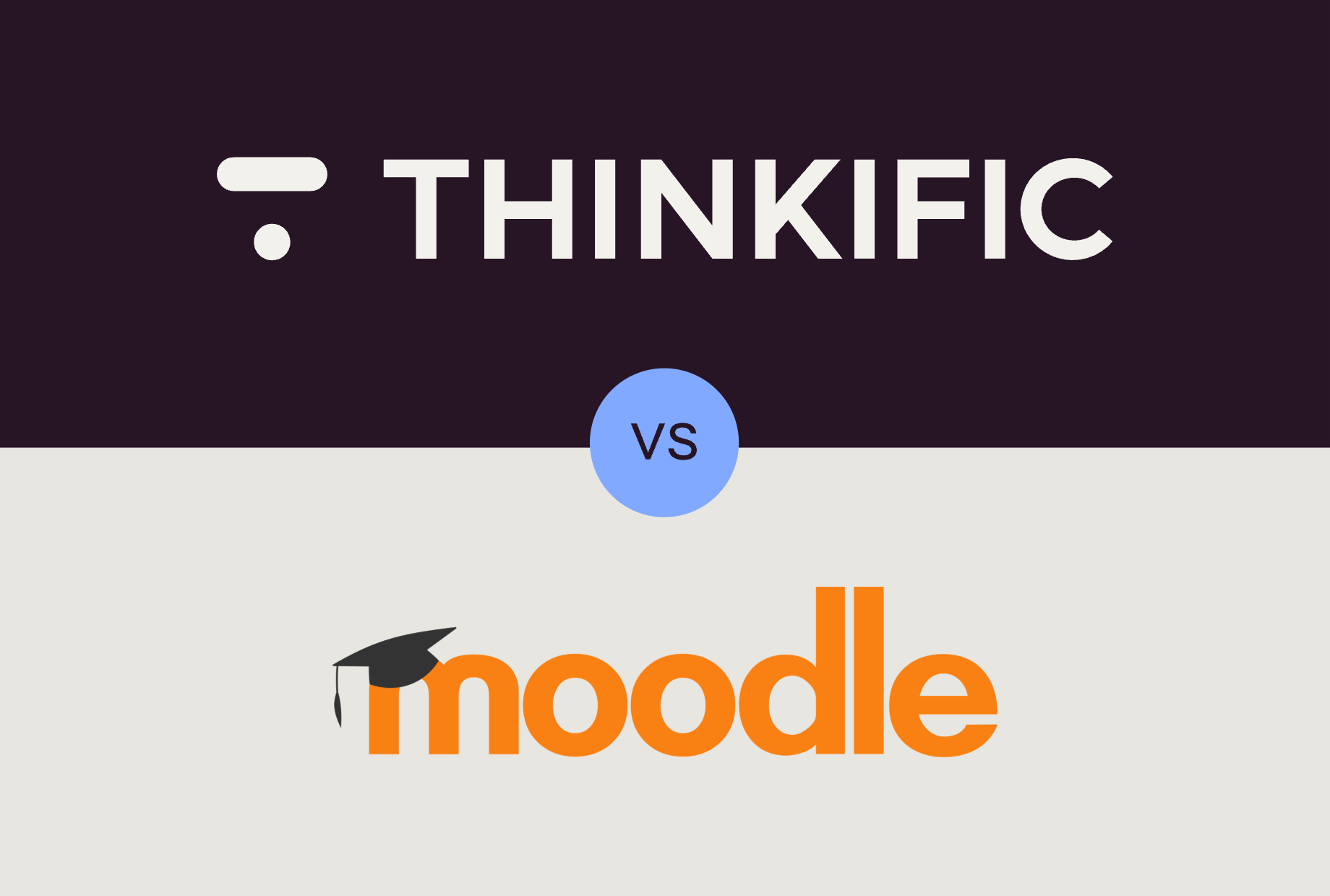 Thinkific vs. moodle banner